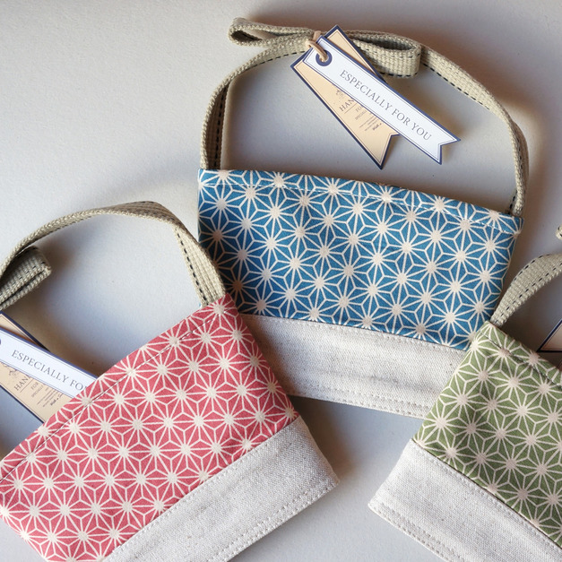 【Zuzu Wanbu 布作】飲料杯套 - 文青風(3色)