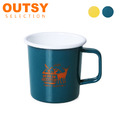 OUTSY高山水鹿琺瑯杯390ml(藍綠色) OUTSY高山水鹿琺瑯杯390ml(藍綠色)