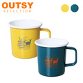 OUTSY高山水鹿琺瑯杯390ml 二入組 OUTSY高山水鹿琺瑯杯390ml 二入組