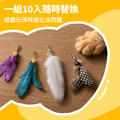 逗貓玩具替換羽毛頭10件組_8 逗貓玩具替換羽毛頭10件組_8
