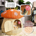 藤編外出居家兩用蘑菇貓窩_7 藤編外出居家兩用蘑菇貓窩_7