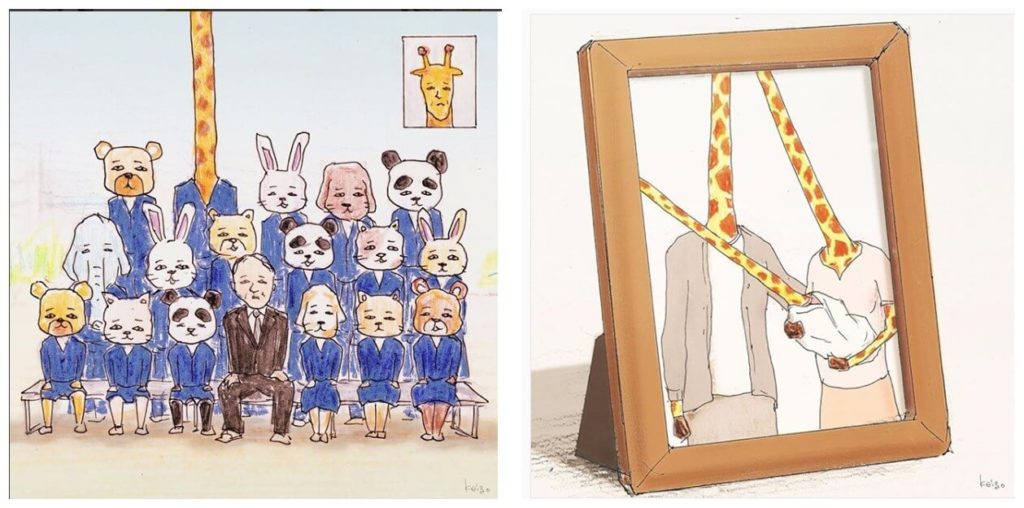 長頸鹿和動物學校篇