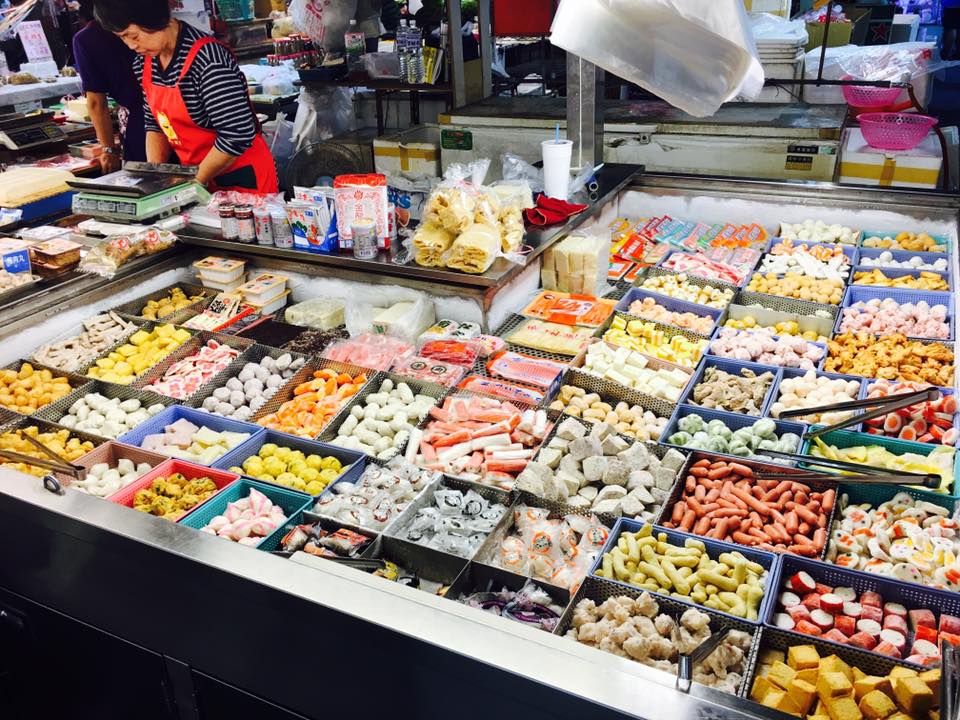 闆娘家的火鍋料攤位