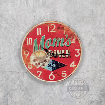 塗鴉掛鐘 D款 - Vintage仿舊工業 造型鐵鐘 塗鴉掛鐘 D款 - Vintage仿舊工業 造型鐵鐘