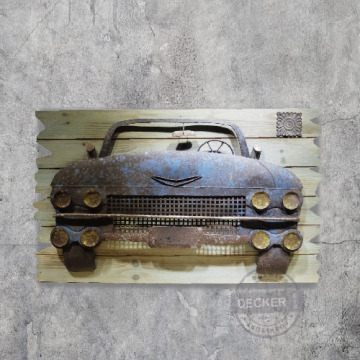 木板老爺車頭 - Vintage工業風家飾 老式復古鐵件 木板老爺車頭 - Vintage工業風家飾 老式復古鐵件