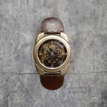 機械錶掛鐘 A款 - Loft工業家飾 鏤空機芯 可動齒輪 機械錶掛鐘 A款 - Loft工業家飾 鏤空機芯 可動齒輪