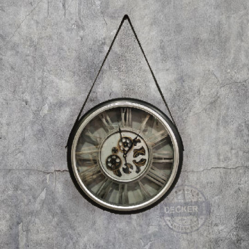 機械錶掛鐘 C款 - Loft工業家飾 鏤空機芯 可動齒輪 機械錶掛鐘 C款 - Loft工業家飾 鏤空機芯 可動齒輪