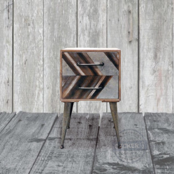 雷克高腳邊櫃 - Vintage仿舊工業風 復古美式 混合層次 雷克高腳邊櫃 - Vintage仿舊工業風 復古美式 混合層次