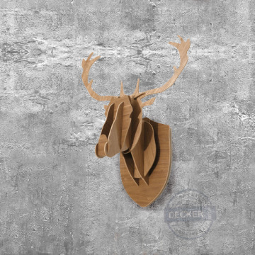 麋鹿頭 A款 - 北歐家飾 Nordic Style 原木掛飾 麋鹿頭 A款 - 北歐家飾 Nordic Style 原木掛飾