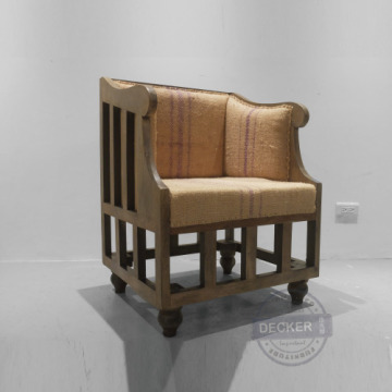 古院沙發 - 復古老時光 古典老式家具 編織麻布 古院沙發 - 復古老時光 古典老式家具 編織麻布