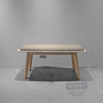 北歐細麻長凳 100cm (灰白) - Nordic北歐風家具 簡約北歐風格 北歐細麻長凳 100cm (灰白) - Nordic北歐風家具 簡約北歐風格