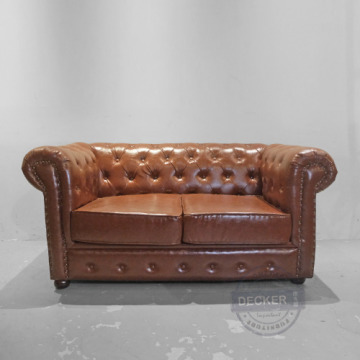 尼爾二人沙發 (紅棕) - Retro 英式浪漫 古典家具 尼爾二人沙發 (紅棕) - Retro 英式浪漫 古典家具