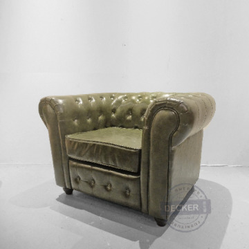 尼爾單人沙發 (墨綠) - 法式古典時尚 老式設計 經典復古沙發 尼爾單人沙發 (墨綠) - 法式古典時尚 老式設計 經典復古沙發