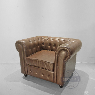 尼爾單人沙發 (深咖) - 法式古典時尚 老式設計 經典復古沙發 尼爾單人沙發 (深咖) - 法式古典時尚 老式設計 經典復古沙發