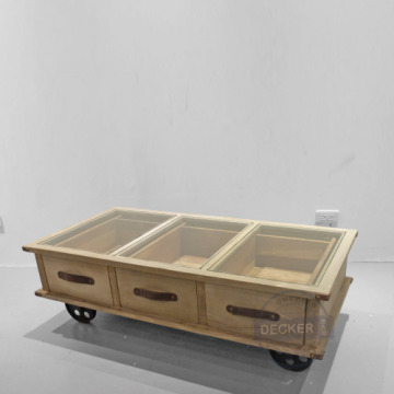 艾亞茶几 120cm - Vintage復古設計 印度創意工業 皮革把手 艾亞茶几 120cm - Vintage復古設計 印度創意工業 皮革把手