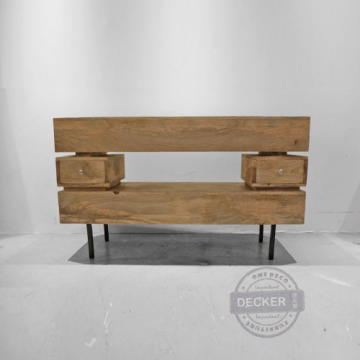 積木收納櫃 - Vintage創意工業風 印度實木家具 幾何設計 積木收納櫃 - Vintage創意工業風 印度實木家具 幾何設計