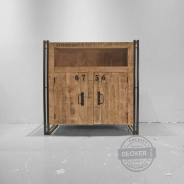 沃特收納櫃 二門 - 印度工業風家具 Loft設計家具 鋼刷芒果木 沃特收納櫃 二門 - 印度工業風家具 Loft設計家具 鋼刷芒果木