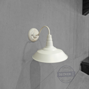 鍋蓋壁燈 25cm (黑/白) - 工業風燈飾 經典設計 鍋蓋壁燈 25cm (黑/白) - 工業風燈飾 經典設計