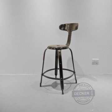 T型中島吧台椅 (黑) - Industrial 工業風家具 全金屬 T型中島吧台椅 (黑) - Industrial 工業風家具 全金屬