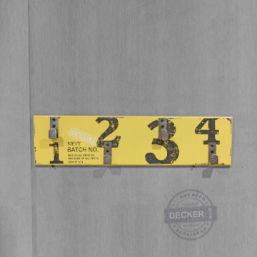 數字排勾 - Vintage仿舊家飾 工業風裝飾壁掛 數字排勾 - Vintage仿舊家飾 工業風裝飾壁掛