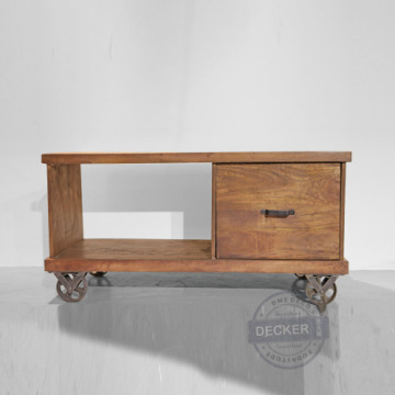 方木邊櫃 - Loft鑄鐵芒果木 實木工業風 矮桌茶几 方木邊櫃 - Loft鑄鐵芒果木 實木工業風 矮桌茶几