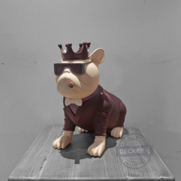 墨鏡犬 (紅) - 現代設計擺飾 動物家飾 小物收納 面紙盒 墨鏡犬 (紅) - 現代設計擺飾 動物家飾 小物收納 面紙盒