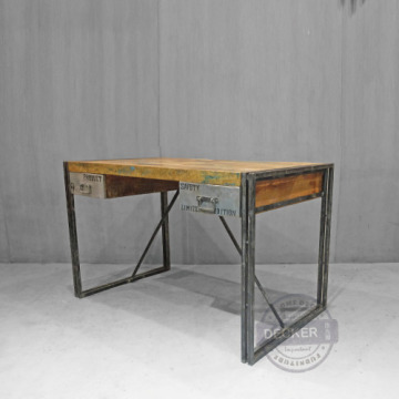 可法書桌 120cm - Loft回收木藝術家具 印度工業家具 可法書桌 120cm - Loft回收木藝術家具 印度工業家具
