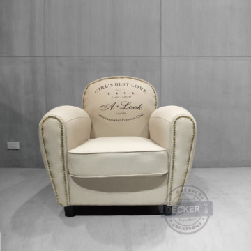 凱特單人沙發 (米白麻布) - 英倫古典 Vintage復古懷舊 凱特單人沙發 (米白麻布) - 英倫古典 Vintage復古懷舊