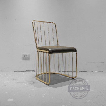 貝塔餐椅 - 古典時尚 黑金配色 金屬冷調空間 電鍍金 貝塔餐椅 - 古典時尚 黑金配色 金屬冷調空間 電鍍金