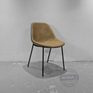 雷特餐椅 (深咖) - Loft老式設計 質感皮墊 交叉縫線 雷特餐椅 (深咖) - Loft老式設計 質感皮墊 交叉縫線