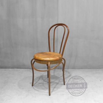 18號鐵椅 (鏽色) - Loft工業風家具 印度工業餐椅 18號鐵椅 (鏽色) - Loft工業風家具 印度工業餐椅