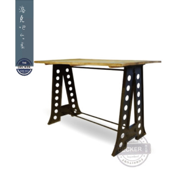 洛克吧台桌 180cm - 重型工業家具 印度鑄鐵回收木 洛克吧台桌 180cm - 重型工業家具 印度鑄鐵回收木