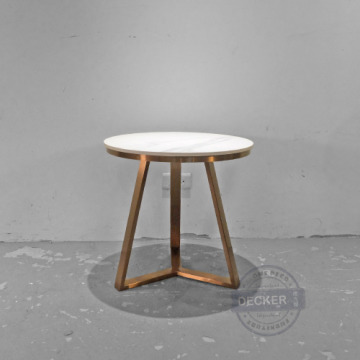 理塔邊几 (玫瑰金) - 岩板家具 質感設計茶几 電鍍玫瑰金 理塔邊几 (玫瑰金) - 岩板家具 質感設計茶几 電鍍玫瑰金