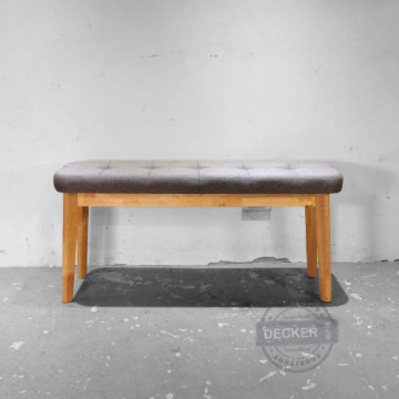 和風蛋糕長凳 100cm (灰) - 舒適麻布軟墊 北歐溫暖設計 和風蛋糕長凳 100cm (灰) - 舒適麻布軟墊 北歐溫暖設計