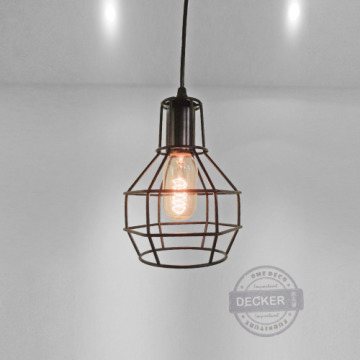 車庫吊燈 (黑/銀) - 簡約工業設計 鐵網燈飾 倉庫藝術 車庫吊燈 (黑/銀) - 簡約工業設計 鐵網燈飾 倉庫藝術