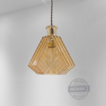 玻璃酒瓶吊燈 B款 (透/茶) - Modern 現代燈飾 造型裝置掛飾 玻璃酒瓶吊燈 B款 (透/茶) - Modern 現代燈飾 造型裝置掛飾