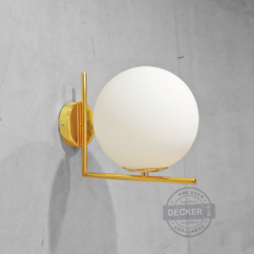 金色泡泡壁燈 - 奢華電鍍金 北歐現代設計 奶白玻璃 金色泡泡壁燈 - 奢華電鍍金 北歐現代設計 奶白玻璃