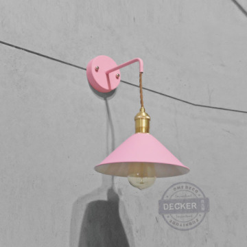 黃銅鍋蓋壁燈 (白/粉/綠/灰/黃) - 工業風壁燈 簡約風格設計 走道玄關 床頭燈 黃銅鍋蓋壁燈 (白/粉/綠/灰/黃) - 工業風壁燈 簡約風格設計 走道玄關 床頭燈