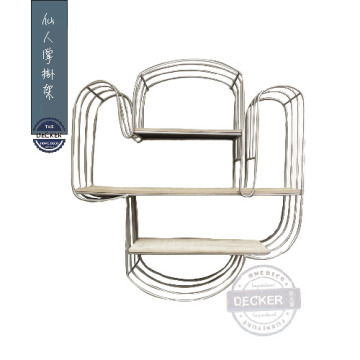 仙人掌掛架 - Vintage工業掛飾 收納壁掛 展示層架 仙人掌掛架 - Vintage工業掛飾 收納壁掛 展示層架