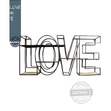 LOVE掛架 - Vintage工業掛飾 收納壁掛 展示層架 LOVE掛架 - Vintage工業掛飾 收納壁掛 展示層架
