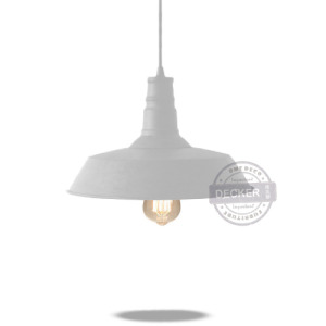 工作窩窩頭吊燈 45cm (白)- 倉庫軍事 工業風燈具 工作窩窩頭吊燈 45cm (白)- 倉庫軍事 工業風燈具