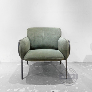 夏蘿布沙發 (復古綠) - 老式設計 舊式螺紋 設計單人沙發 夏蘿布沙發 (復古綠) - 老式設計 舊式螺紋 設計單人沙發