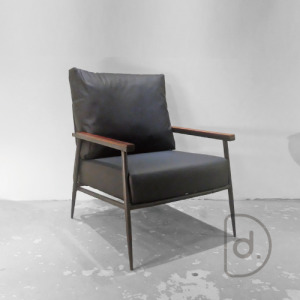 雷歐沙發 (黑) - 單人沙發 合成皮軟墊 舒適休閒椅 雷歐沙發 (黑) - 單人沙發 合成皮軟墊 舒適休閒椅