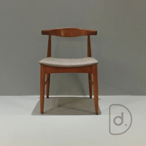 牛角椅 (胡桃灰皮) - 北歐居家 經典設計餐椅 牛角椅 (胡桃灰皮) - 北歐居家 經典設計餐椅