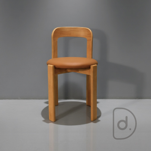 乾元餐椅 (橘咖) - 圓潤實木 小巧可愛 溫暖北歐風 乾元餐椅 (橘咖) - 圓潤實木 小巧可愛 溫暖北歐風