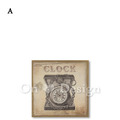 工業風格擺飾 壁掛 仿舊 麻布掛飾 A款 - CLOCK (4種款式) 工業風格擺飾 壁掛 仿舊 麻布掛飾 A款 - CLOCK (4種款式)