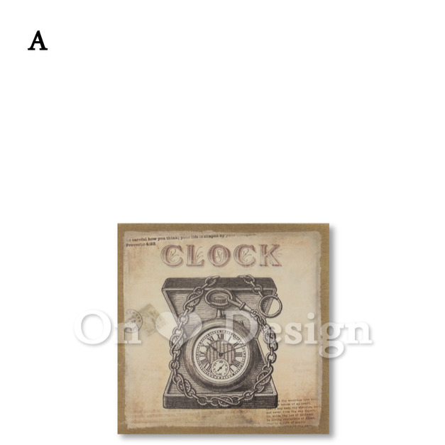 工業風格擺飾 壁掛 仿舊 麻布掛飾 A款 - CLOCK (4種款式) 工業風格擺飾 壁掛 仿舊 麻布掛飾 A款 - CLOCK (4種款式)