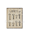 工業風格擺飾 壁掛 仿舊 麻布書本鑰匙收納壁掛 - 白 (2種款式) 工業風格擺飾 壁掛 仿舊 麻布書本鑰匙收納壁掛 - 白 (2種款式)