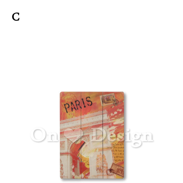 美式風 現代摩登 文創水彩 彩色世界木板畫 C款 - PARIS 2 (4種款式) 美式風 現代摩登 文創水彩 彩色世界木板畫 C款 - PARIS 2 (4種款式)