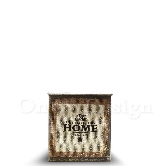 VINTAGE  CAN 工業風格擺飾 仿舊 麻布 方形 收納瓶罐  - HOME - B (3種款式) VINTAGE  CAN 工業風格擺飾 仿舊 麻布 方形 收納瓶罐  - HOME - B (3種款式)